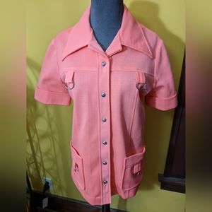 Vintage Short Sleeve Button Down